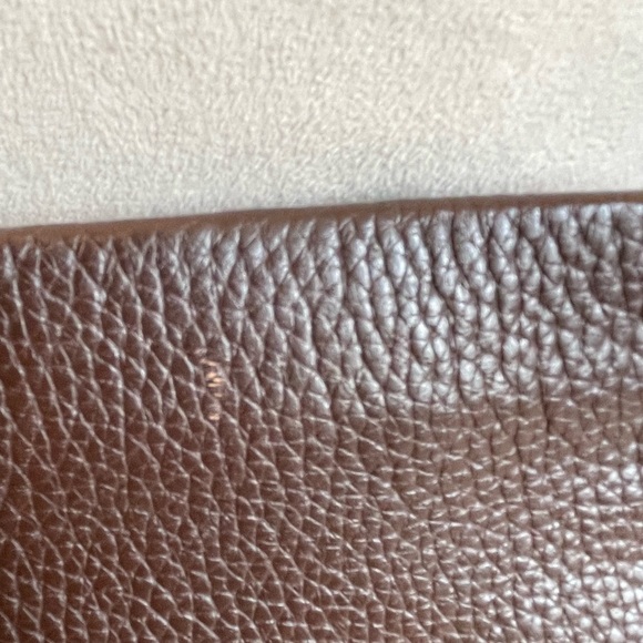 BRIGHTON Small Brown Pebbled Leather Bag with Detachable Charm Bracelet - Picture 10 of 16